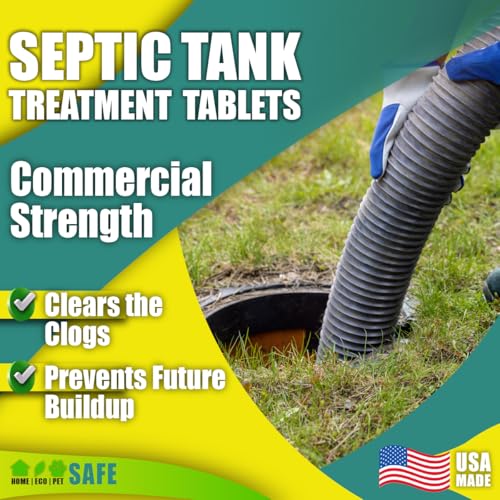 Image of Green Pig Septic Tank Treatment Pucks - Enzyme & Bacteria-Based Treatment for Preventative Septic Maintenance, Helps Reduce Odors & Buildup, 3-Year Supply (18 Pucks) | Aids in Breakdown of Septic Waste, Prevents Backups, Easy Flush Cleaner, 3-Year Supply