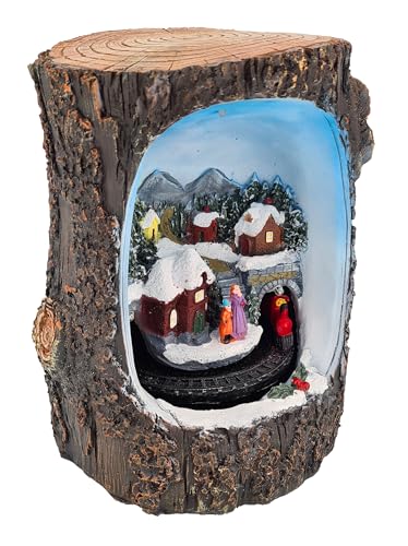 ABC Home | Dekofigur Winterdorf | Weihnachten | LEDs | batteriebetrieben