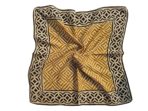 100% Cotton Bandanas Bohemian Style Cotton Neck Scarf Neckerchief Cotton Square Scarf Gift Handkerchief Ethnic Bandana2