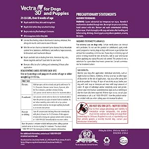 Vectra 3D for Dogs Flea, Tick & Mosquito Treatment & Prevention for Medium Dogs (21 – 55 lbs), 6 Month Supply Vectra 3D for Dogs Flea, Tick & Mosquito Treatment & Prevention for Medium Dogs (21 – 55 lbs), 6 Month Supply
