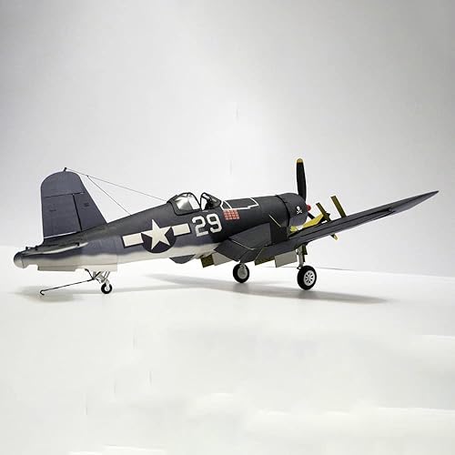 Miniatura 5 de 133 US F4U-1A Corsair - Kit de modelo de papel de combate basado en portador de Corsair, modelo de papel de bricolaje, colección militar hecha a mano