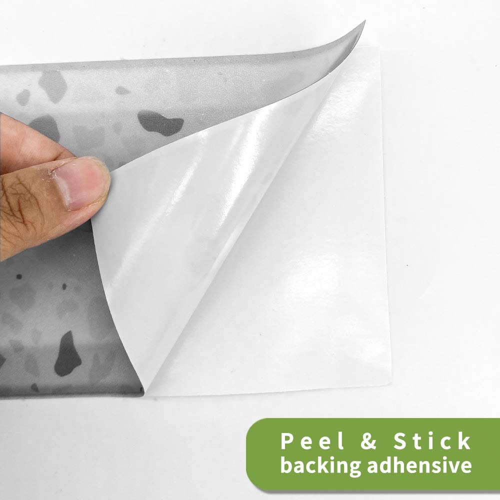Adesivo per piastrelle da parete effetto marmo, per decorazione della casa, Peel & Stick, adesivi per piastrelle per soggiorno, cucina, bagno, 54 pezzi
