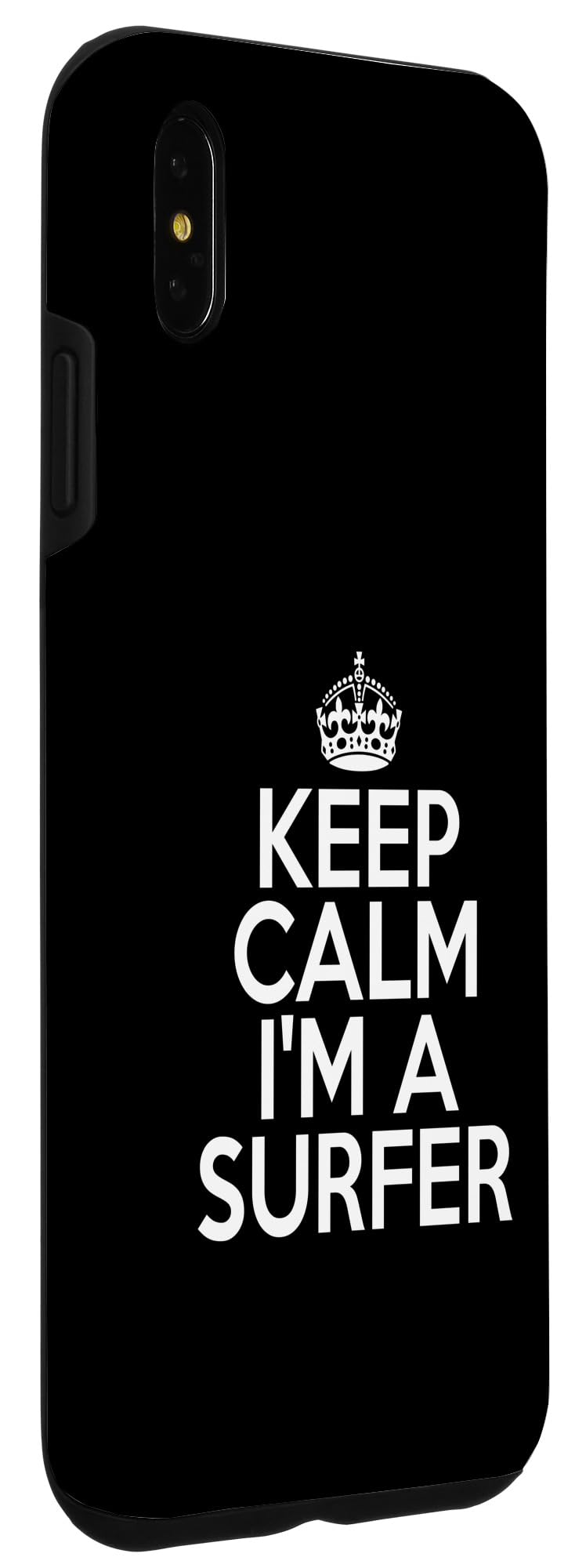 iPhone XS Max Funny Surfing Surfer Keep Calm I'm a Surfer Case - Image 3