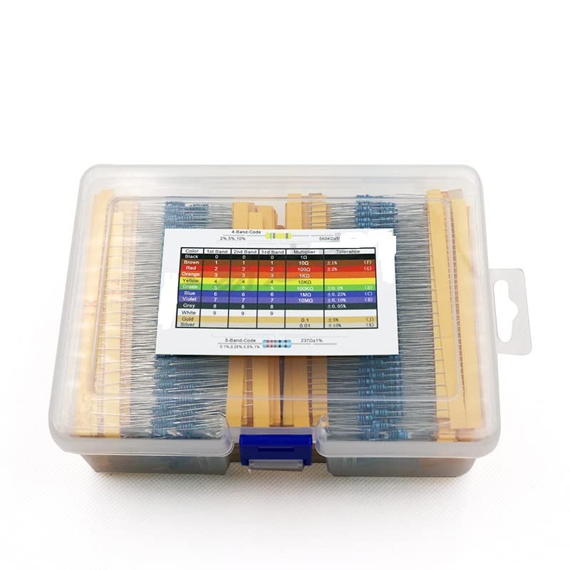 Quad Store 130 Value 2600Pcs Assorted resistors Set ohm Pack (Ω, K, M) (B09SY3SZNV) Amazon Price History, Amazon Price Tracker