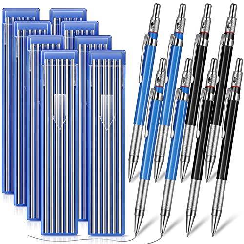 Zhehao ZHEHAO-REFILLS MECHANICAL-09 8 Pcs Welders Pencil With 96 Pcs 2 Mm Silver Round Refills Mechanical Pencil Metal Welding Markers cover