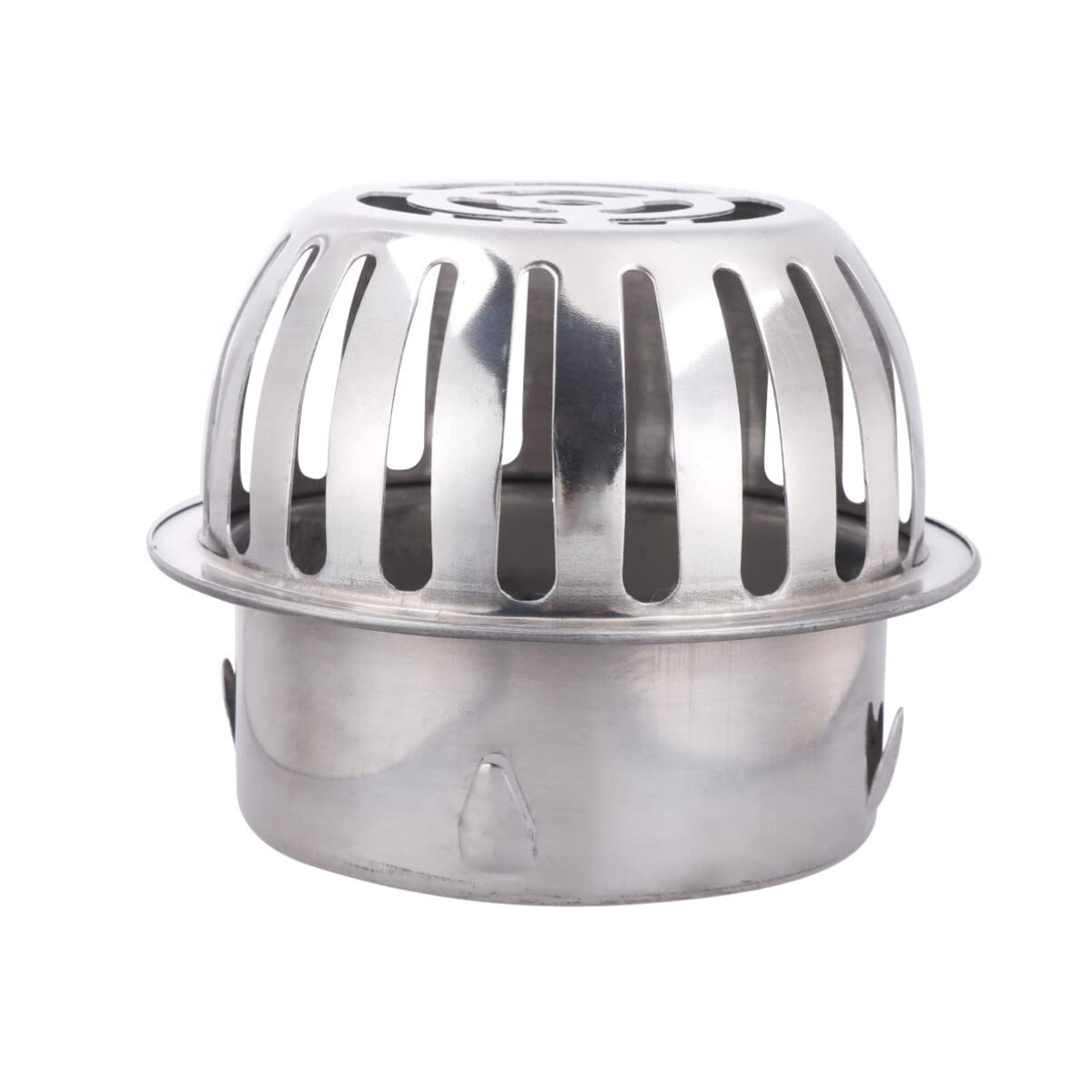 Crépine d'évier en dôme inox 160mm pour le drainage de cour extérieure