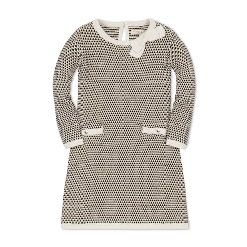 Hope & Henry Girls' Bow Detail Sweater Dress
