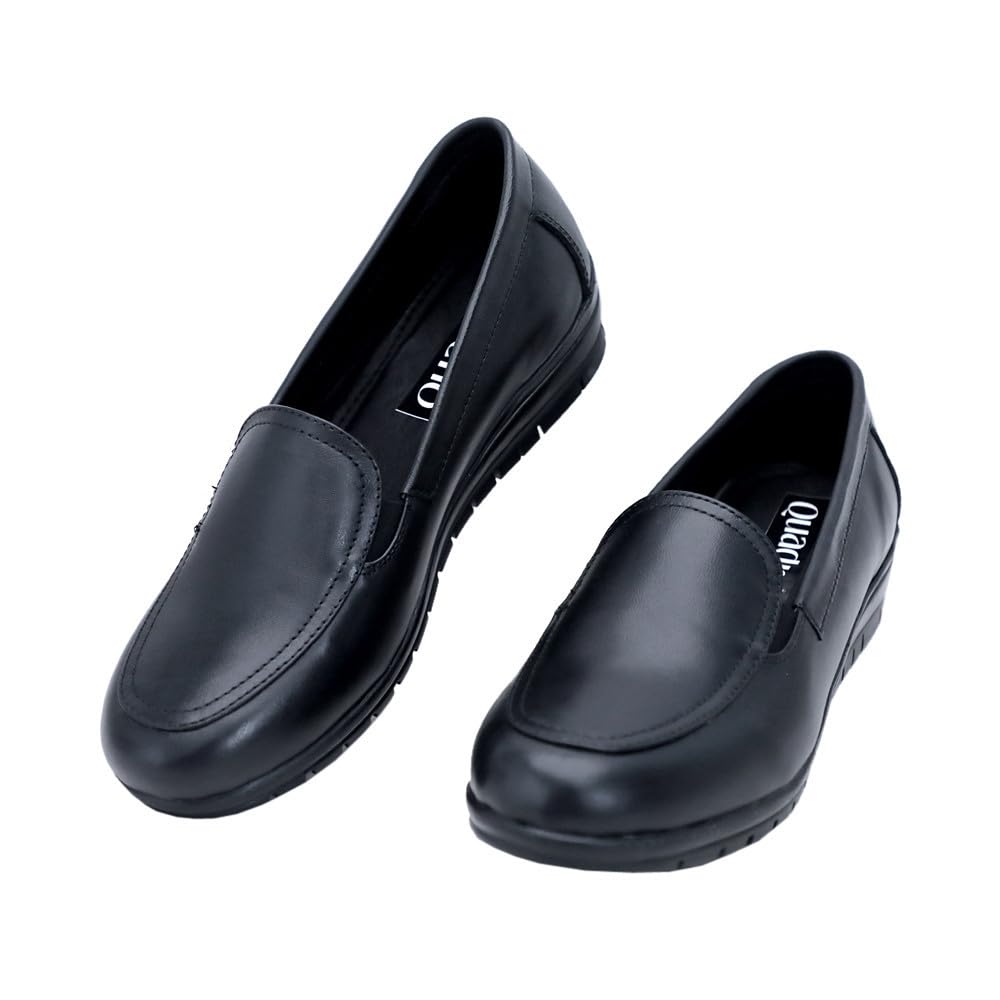 Quadro Women Leather Formal Pump Shoes for Women | Black, Size - 5 (B0CW1SY714) Amazon Price History, Amazon Price Tracker