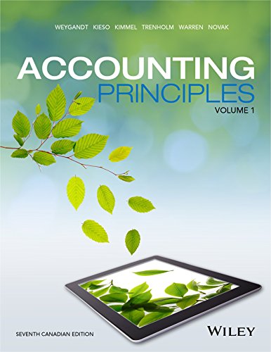 Accounting Principles, Volume 1, 7th Canadian Edition