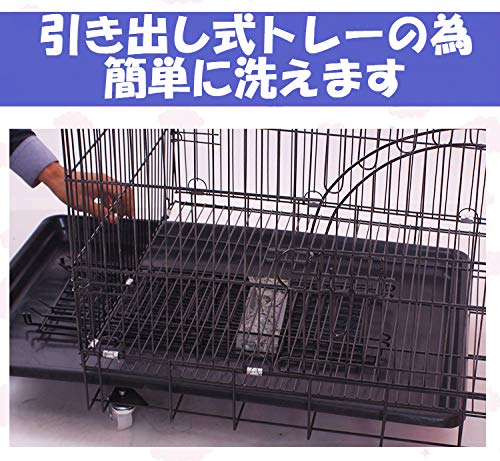 Amazon.co.jp: 猫 ケージ 2段 室内3段 ペットケージ 折りたたみ式