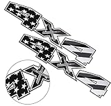 2 Pack 4x4 Decal US Flag Truck Car Sticker Vinyl Suitable for 150 250 350 ((American Flag ))