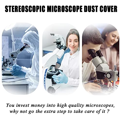 Microscope Dust Cover Compatible with XSP-00 - Lab lensmeter Instruments Accessories, PVC, 8.7\"x14.1\"x16.5\" - Thumbnail 5