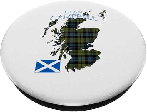 Miniatura 2 de Campbell Scottish Clan Tartan Scotland PopSockets intercambiables PopGrip