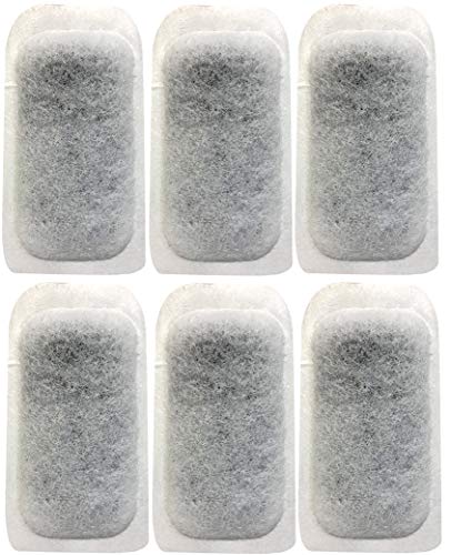 Penn-Plax Replacement Filter Media Cartridge for NuWave Betta Fish Tank Kit – 6-Pack