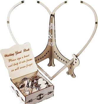 【木製】ウェディングドロップス ハートフレーム50名用 ウェルカムボード ウェディングドロップス ハート フレーム 結婚証明書 名前入れ