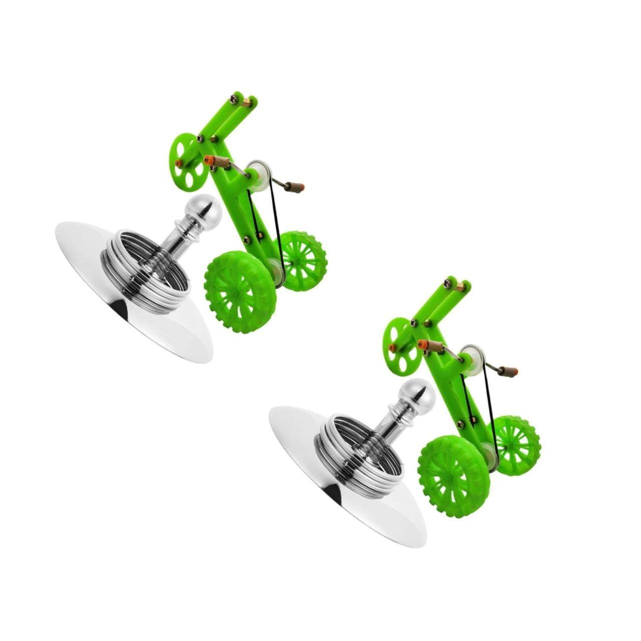 VANZACK 2sets Giocattolo Per Addestramento Pappagallo Giocattolo Interattivo Inossidabile Con Bicicletta e Anello Per Uccelli Giochi Educativi Per Pappagalli e Cockatiel Stimola Attività