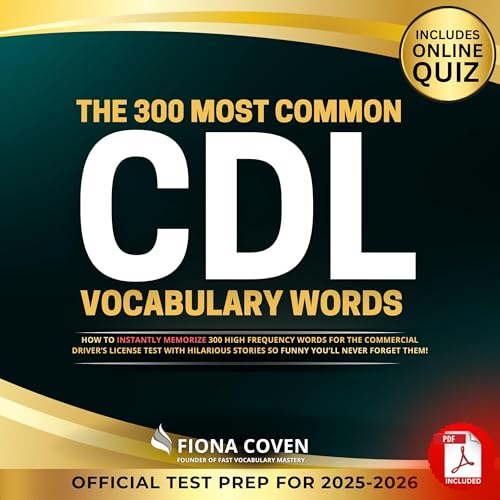 Page de couverture de The 300 Most Common CDL Vocabulary Words
