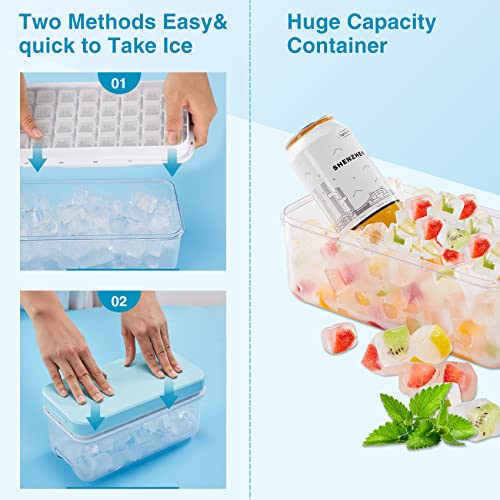 Bandejas para cubos de hielo Todolla con tapa y cuchara miniatura 6