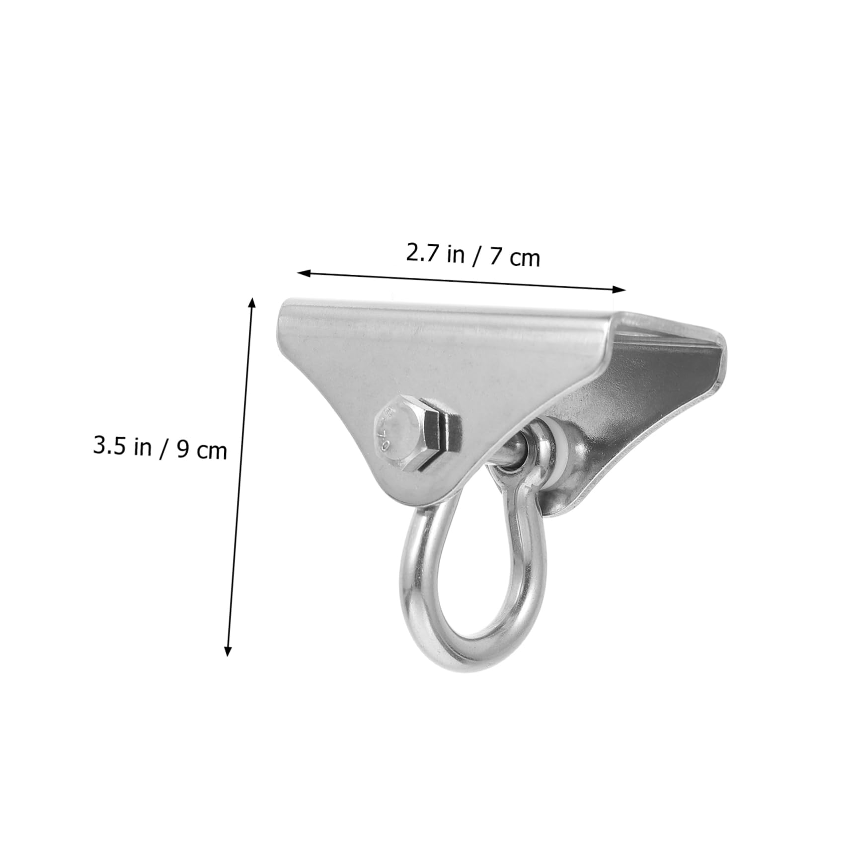 Toyvian 2 Juegos Gancho de Carga Accesorio de Columpio Ganchos de Techo de Servicio Pesado Balancearse cojinete Colgador de Techo para el hogar Colgador de hamacas Profesional Metal Plata