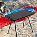 Almencla Portable Folding Table for Outdoor Adventures, Black