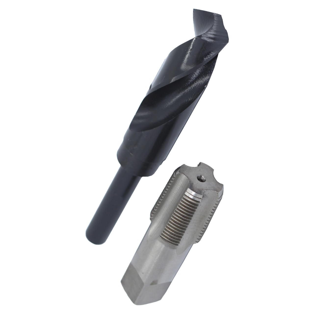 Drill America - POU3/4NPTW/DRILL 3/4" Carbon Steel NPT Pipe Tap and 59/64" High Speed Steel Drill Bit Set, POU Series