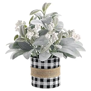 Flocked Lambs Ear Tabletop Mini Small Table Top Winter Christmas Tree,10" Artificial Little Potted for Christmas Decor, for Home Indoor Holiday. Flocked Lambs Ear Tabletop Mini Small Table Top Winter Christmas Tree10 Artificial Little Potted for Christmas Decor for Home Indoor Holiday