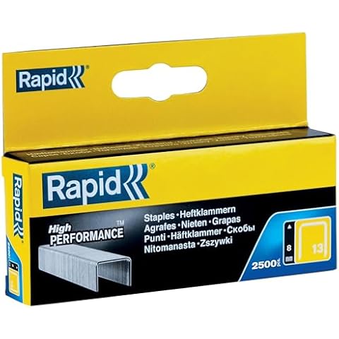 Rapid Finewire Staples for Fabrics and Wood Cover