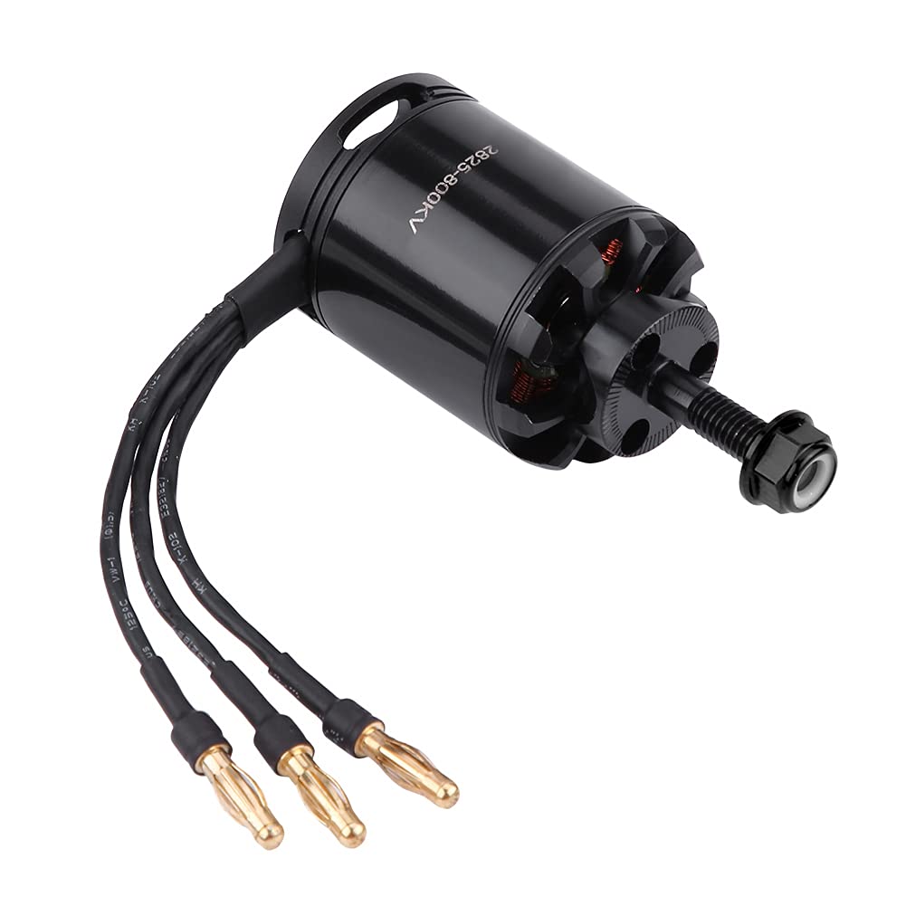 Karlak Motore Brushless Telecomandato 850KV Parte di Aereo RC Ad Alta Potenza per Hobbisti Alluminio 1 unità (800KV inverso)