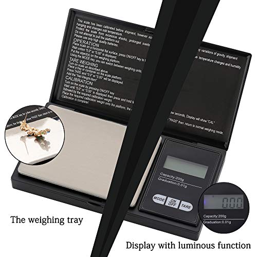 Báscula Digital Mini BestAlice 200g Precisión 0.01g miniatura 7