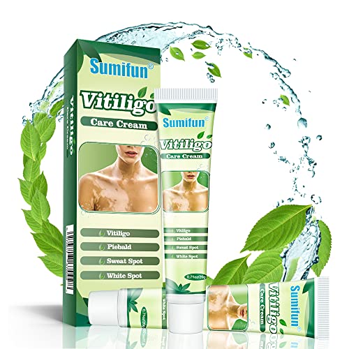 Sumifun 6 Counts Vitiligo Cream, Vitiligo Care Cream for Skin Vitiligo, Psoriasis, Leukoplakia - Reduces White Spots on Skin, Pigmentation regulating and Improve Skin Pigmentation