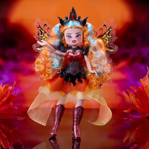 Image of Royale High 9 inch Fashion Doll - Emberlynn the Fire Fairy, Series 2 - Fairy Journal, Comb, and Virtual Item Code Included - Ages 5+