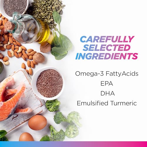 Livingood Daily Omega 3 6 9 Plus Turmeric Curcumin - Omega 3 Supplement (EPA & DHA) - Supports Heart Health - Joint Supplements - 60 Softgels - Image 4