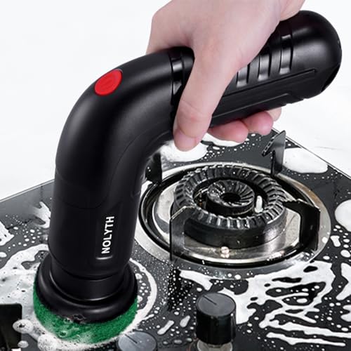 Image of Electric Spin Scrubber Brush Heads Set for NOLYTH Power Spin Scrubber, 6 Pack Replaceable Brush Heads for Cleaning Corners Grout Stain on Stove, Sinks, Tubs, Tiles, Bathroom, Kitchen etc