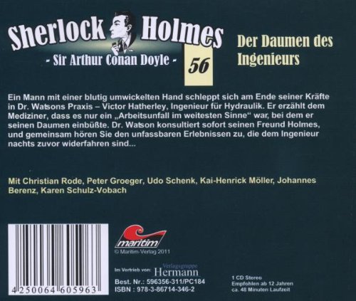 Sherlock Holmes 56 - Der Daumen des Ingenieurs