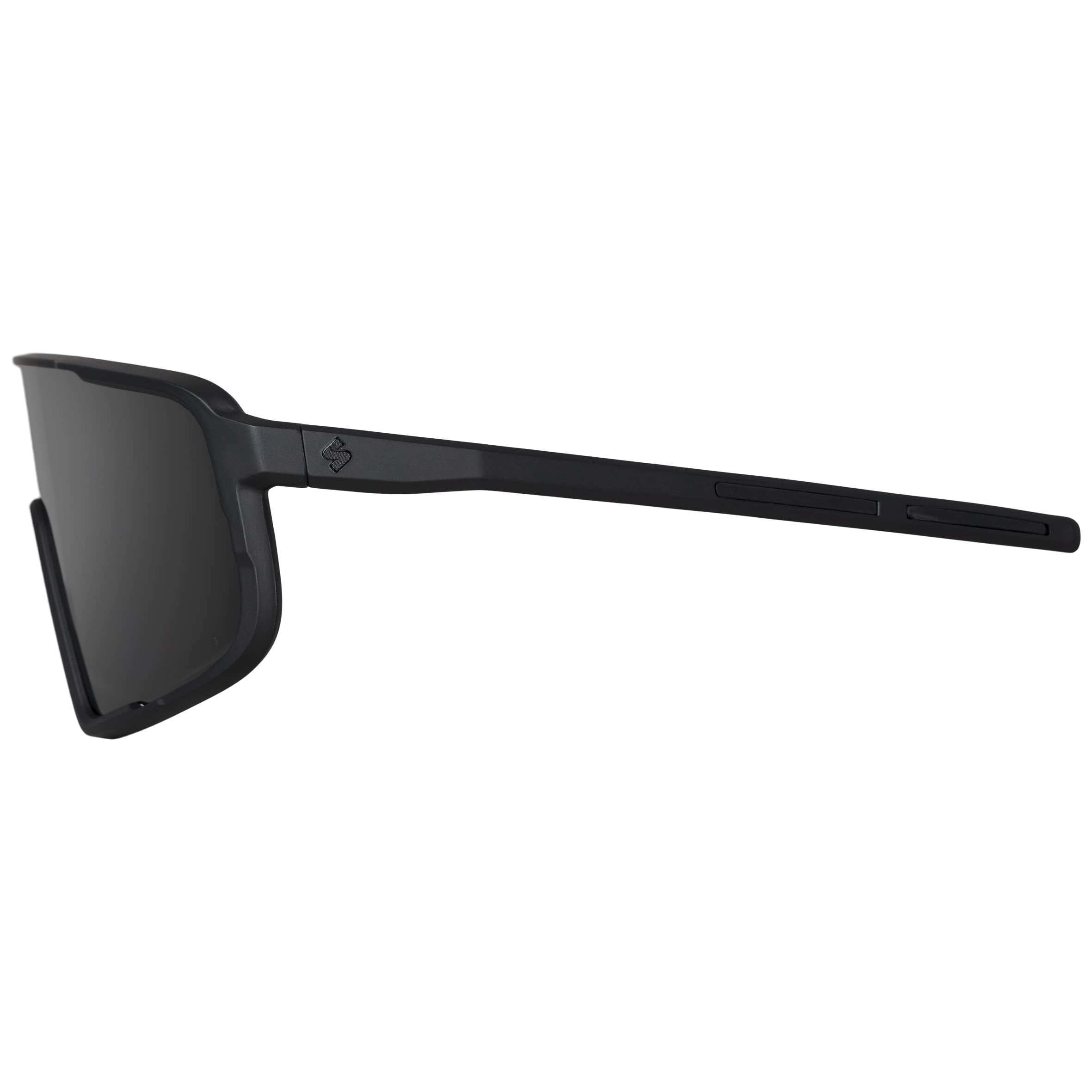 Sweet Protection Occhiali Sportivi Memento Polarized, Obsidian Black Polarized-Black