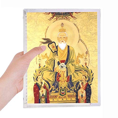 Religion Dao carnet à spirales rechargeable à motif de dieu chinois pour vos séances de méditation