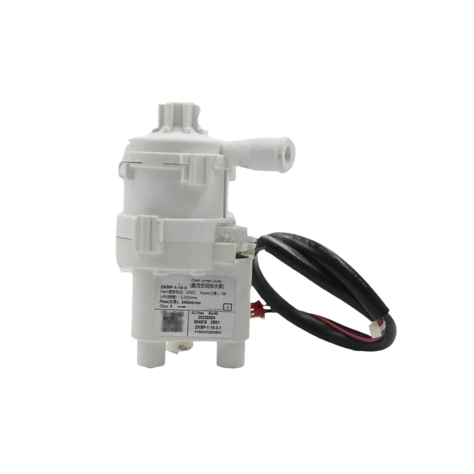 Nuixqkmrr 1Pcs Zkbp-1-10-3 11001012000931 Dc12v Condensate Drain Pump，Compatible For Midea，Central Air Conditioner Conditioning Drainage Spare Parts