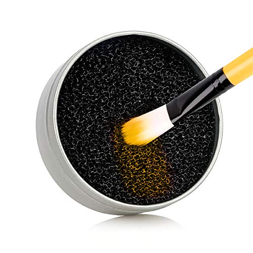 True Decor TD-MBR Makeup Brush Cleaner – Dry Color Removal Sponge Cleans Natural And Synthetic Makeup Brushes Without Water Or Chemicals cover