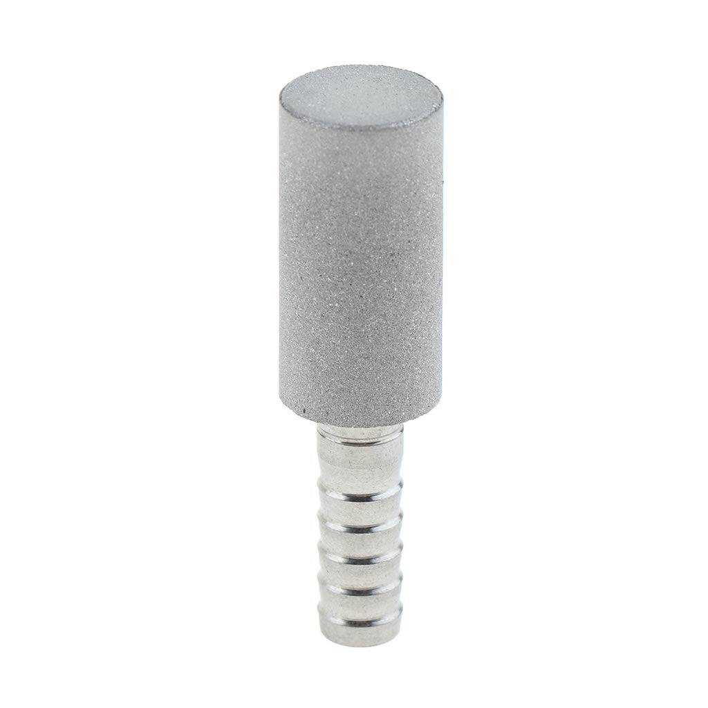 2 Micron Diffusion Air Stone Aeration Stone Carbonating Stone for Beer with 1/4 inch Barb,Various Usage