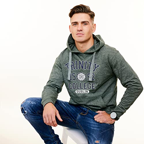 Mens Ireland Moss Green Long Sleeve Trinity College Hoodie2