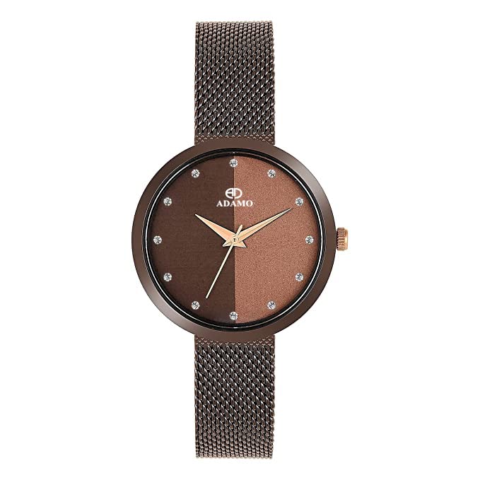 ADAMO Aritocrat Brown Dial Womens & Girls Watch 872EEM04 (B0BS6X6VLW) Amazon Price History, Amazon Price Tracker