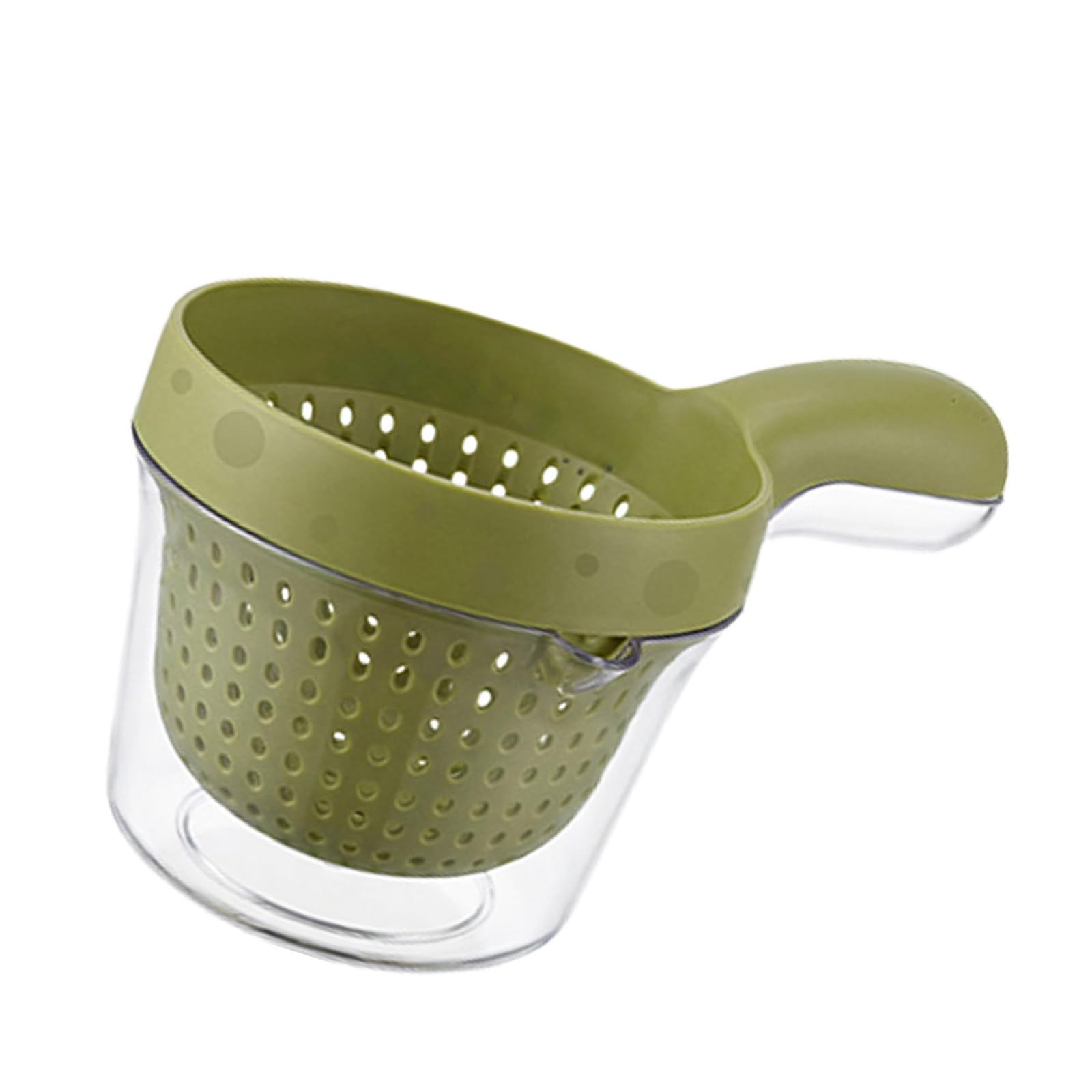 Hsyzygian Stackable Vegetable Container with Handles for Salad Prep and Compact Spaces Fruit Vegetable Strainer