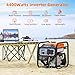 Oxseryn 4400-Watts Inverter Generator, Open Frame Generator Gas Powered, Emergency Home Backup, RV Ready 30A Outlet, EPA Compliment