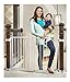 Regalo 2-in-1 Stairway and Hallway Wall Mounted Baby Gate, Bonus Kit, Includes Banister and Wall Mounting Kit
