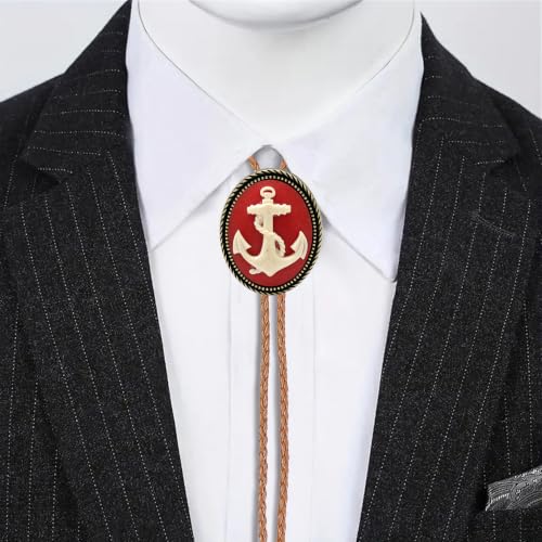 Image of Jeilwiy Bolo Tie for Men, Western Bolero Tie Cowboy Ties Native American Cowgirl Bolo Tie Accessories for Men Women