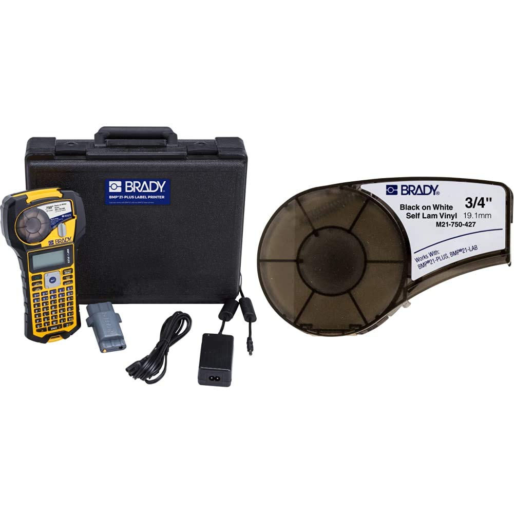 Buy Brady BMP21PLUSKIT1 Printer Kit & Authentic (M21750427) Self