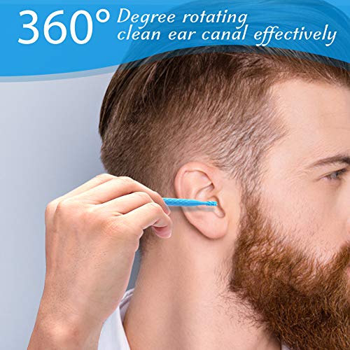 Ear Wax Removal Cleaner Tool Kit, FERNIDA 4 Types Earwax Remover Picks New Turbofan Structure Tech for Complete Ear Cleaning, Efficient Earsafe Design and Portable Storage Box Adults and Kids