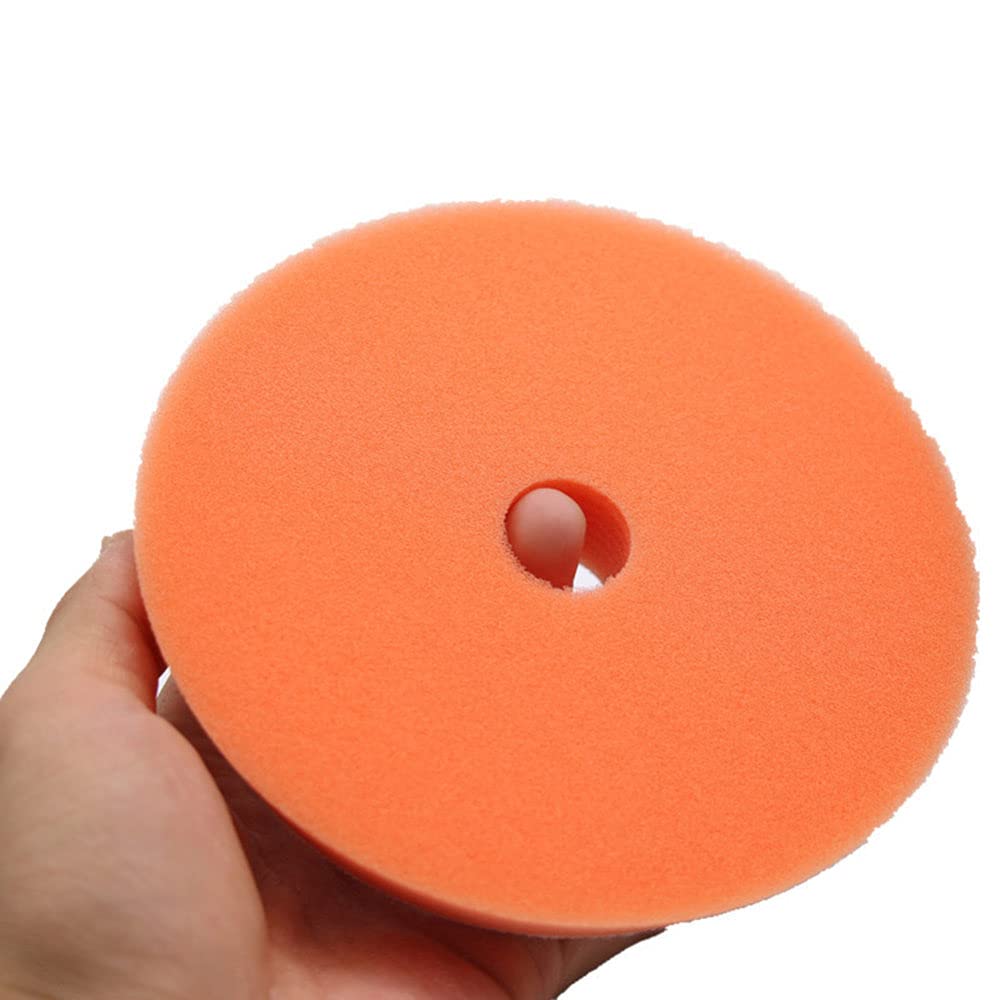 5 sztuk zestaw nakładek polerskich 150mm/6 Cal piankowa wiertarka samochodowa podkładka polerska zestaw kół gąbkowych zestaw elektronarzędzia akcesoria do polerowania samochodu, gąbka trapezowa