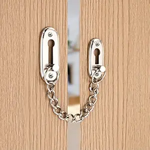 Sardar Brass DC-02 Door Chain for Door and Home Security|Door Chain Lock/Guard/Security Latch (SS)