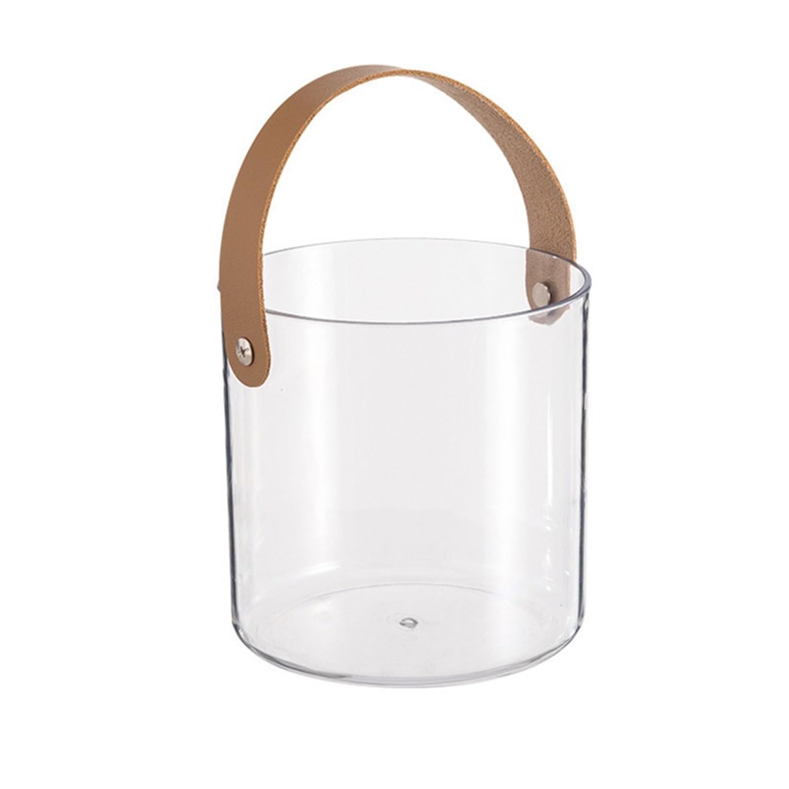 Secchiello per Il Ghiaccio Secchiello for Il Ghiaccio Trasparente Portatile Champagne Birra for Bevande e refrigeratore per Vino(Piccolo)